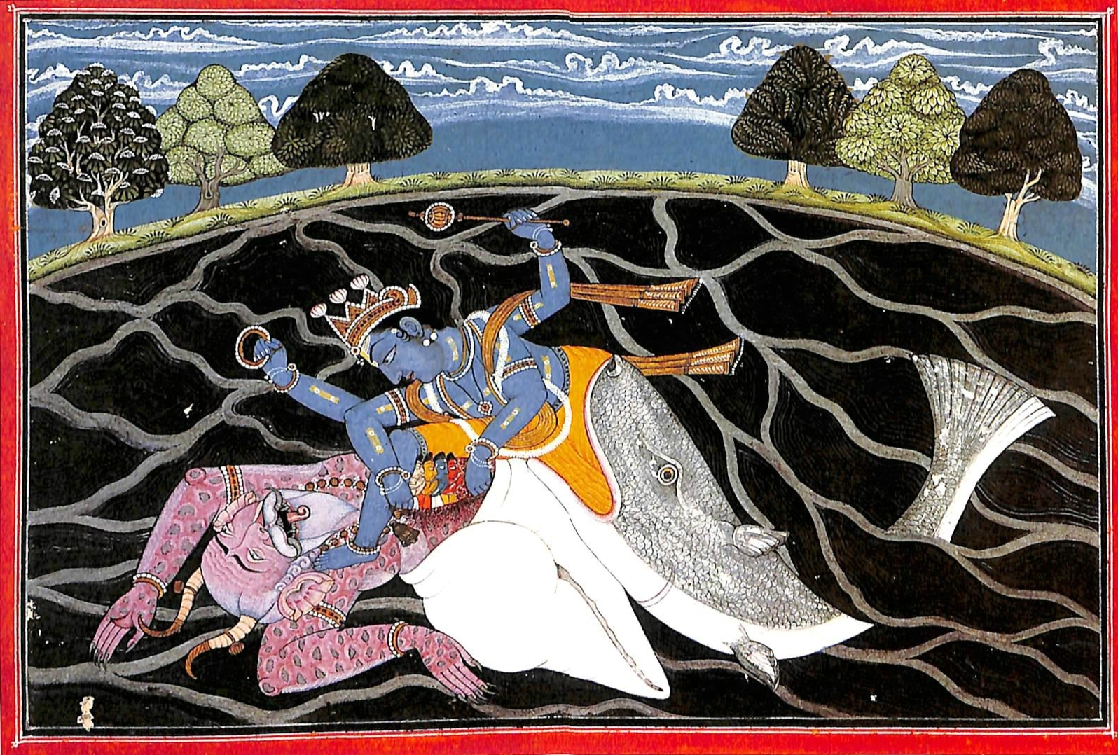 File:Matsya, the Fish-Incarnation of Vishnu.jpg - Wikimedia Commons