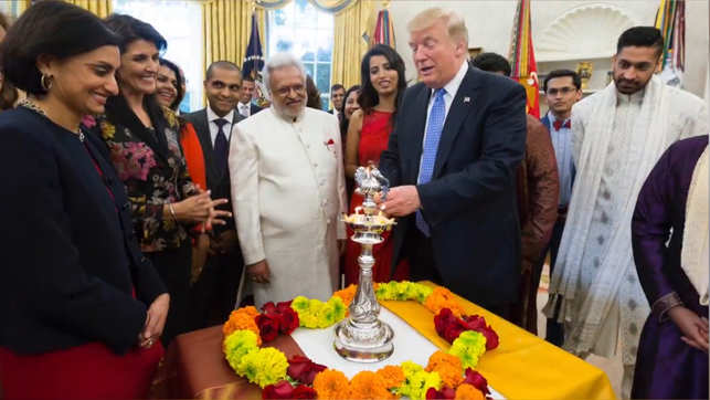 Image result for diwali in white house