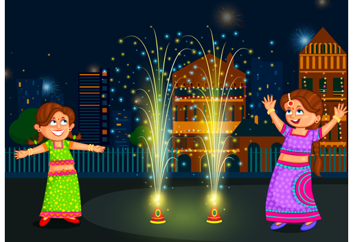 Image result for fireworks on diwali